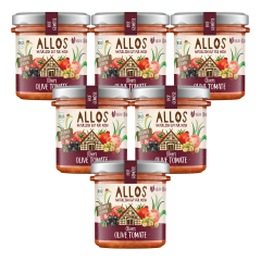 Allos - Hof-Gemüse Olivers Olive-Tomate-Aufstrich - 135 g...