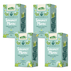 Allos - Sommer Minze Tee - 30 g - 4er Pack