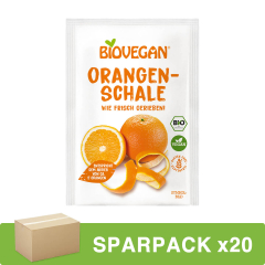 Biovegan - Orangenschale gerieben bio - 9 g - 20er Pack