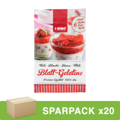 Sobo - Blatt-Gelatine bio - 10 g - 20er Pack