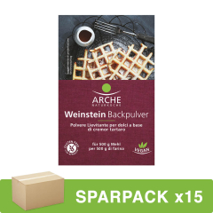 Arche - Weinstein Backpulver 3x18 g - 15er Pack