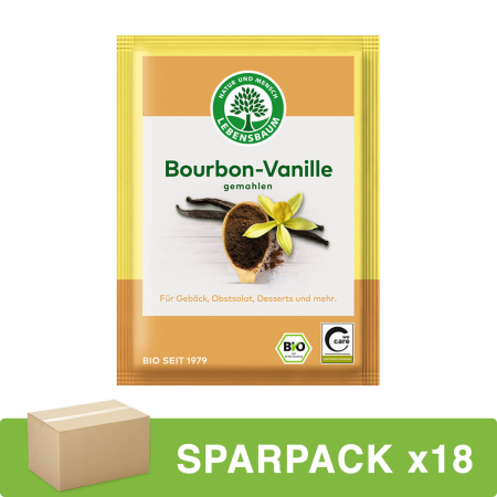 Lebensbaum - Bourbon-Vanille gemahlen - 5 g - 18er Pack
