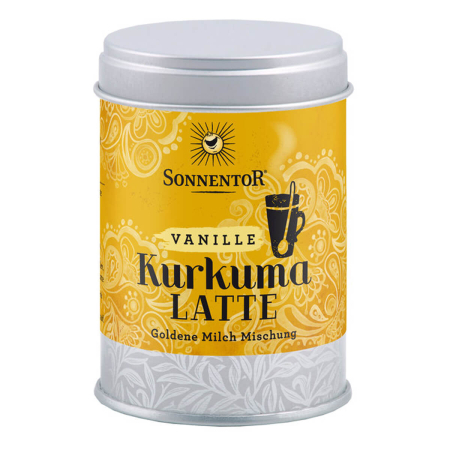 Sonnentor - Goldene Milch Kurkuma Latte Vanille Dose bio - 60 g - 5er Pack