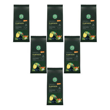 Lebensbaum - Plantagen Kaffee gemahlen - 250 g - 6er Pack