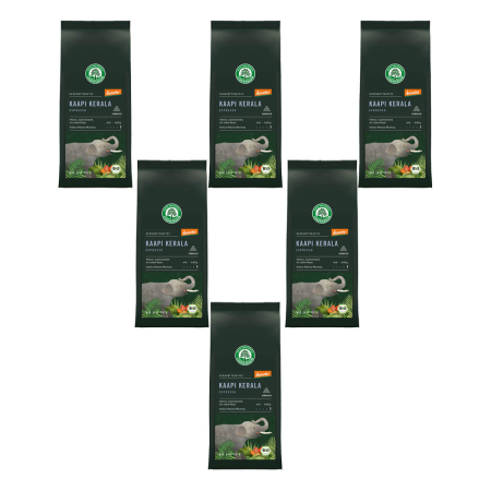 Lebensbaum - Kaapi Kerala Espresso gemahlen - 250 g - 6er Pack