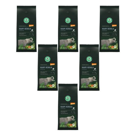 Lebensbaum - Kaapi Kerala Espresso ganze Bohne - 250 g - 6er Pack