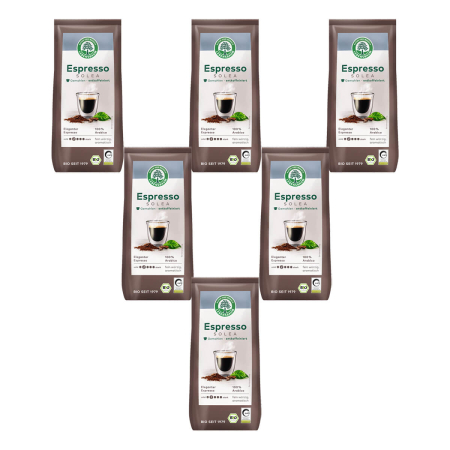 Lebensbaum - Solea Espresso entkoffeiniert gemahlen bio - 250 g - 6er Pack