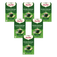 Yogi Tea - Grüne Energie bio 17 x 1,8 g - 6er Pack
