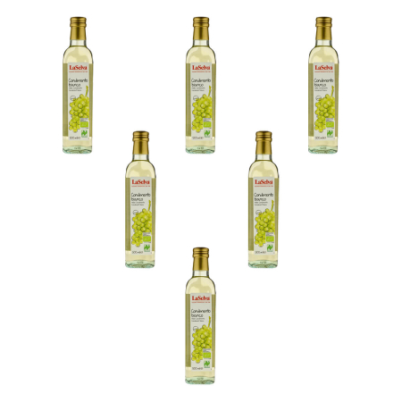 LaSelva - Condimento bianco - Würze aus Weißweinessig und Traubenmost - 500 ml - 6er Pack