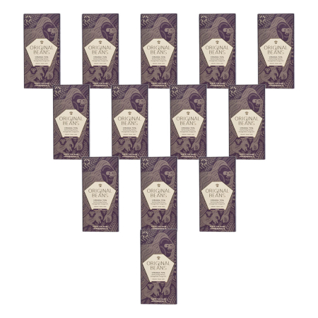 Original Beans - Cru Virunga 70% Bio Dunkelschokolade Tafeln - 70 g - 13er Pack