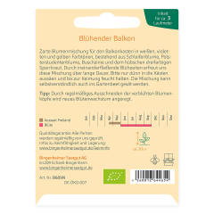 Bingenheimer Saatgut - Mischung Blühender Ballkon - 1 Pack