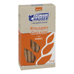 ErdmannHauser - Knusper Grissini demeter - 100 g- 7er Pack