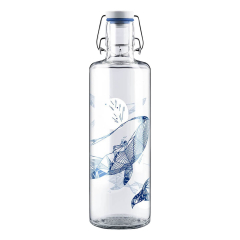 soulbottles - Trinkflasche aus Glas Souldiver 1,0 l - 1...