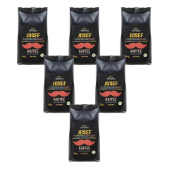 Herbaria - Josef Kaffee ganze Bohne bio - 250 g - 6er Pack