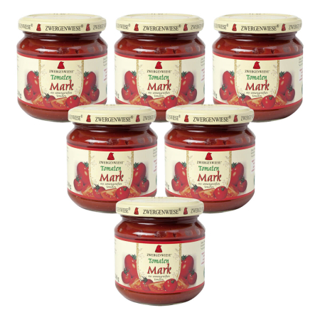 Zwergenwiese - Tomatenmark - 200 g - 6er Pack