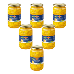 MorgenLand - Ananasstücke im eigenen Saft - 685 g - 6er Pack