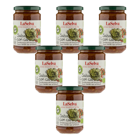 LaSelva - Tomatensauce mit Artischocken - 280 g - 6er Pack