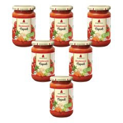 Zwergenwiese - Tomatensauce Napoli - 340 ml - 6er Pack