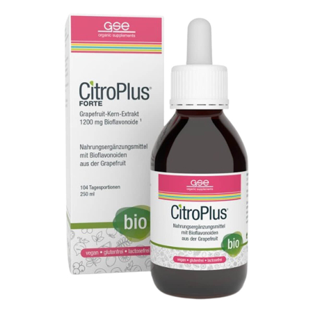 GSE - CitroPlus 1200 Forte Grapefruit-Kern-Extrakt bio - 250 ml