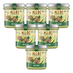 Allos - aufs Brot Avocado-Aufstrich - 140 g - 6er Pack