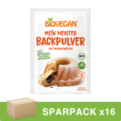 Biovegan - Meister Backpulver bio - 51 g - 16er Pack