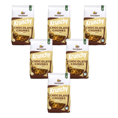 Barnhouse - Krunchy Chocolate Chunks - 500 g - 6er Pack