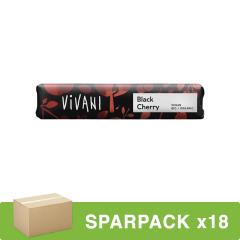 Vivani - Black Cherry Schokoriegel - 35 g - 18er Pack