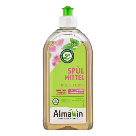 AlmaWin - Spülmittel Wildrose Melisse - 500 ml
