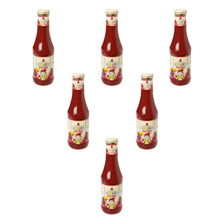 Zwergenwiese - Kinder-Ketchup mit Apfelsüße - 500 ml - 6er Pack