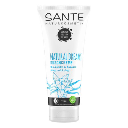 Sante - Natural Dreams Duschcreme bio-Vanille und bio-Kokosöl - 200 ml