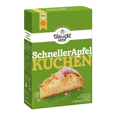 Bauckhof - Schneller Apfelkuchen glutenfrei bio - 500 g