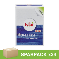 Klar - Öko-Kernseife - 100 g - 24er Pack