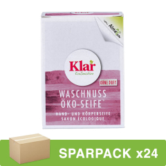 Klar - Öko Seife Waschnuss - 100 g - 24er Pack