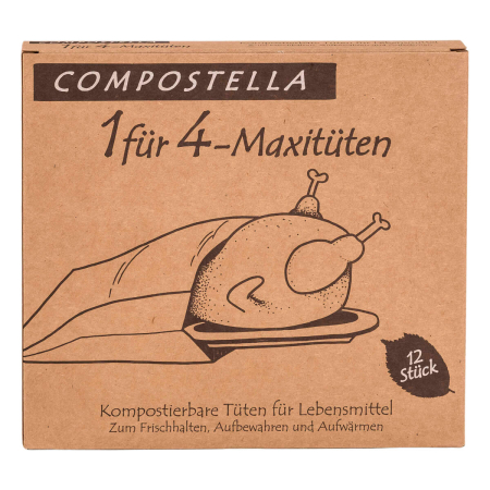 Compostella - 1 für 4-Maxitüten 4,5 Liter 12 Stück - 1 Pack