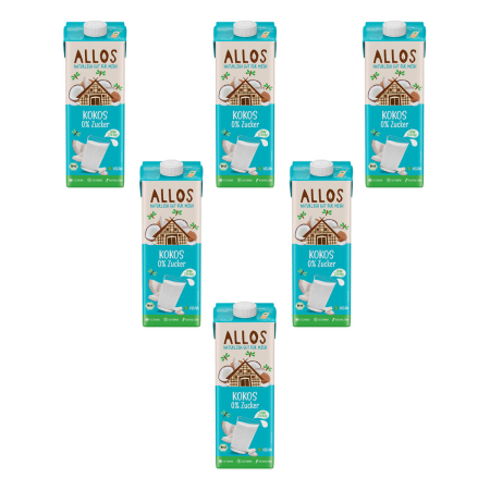 Allos - Kokos Drink - 1 l - 6er Pack