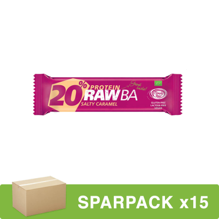 Simply Raw - RAW BA Protein Salty Caramel - 40 g - 15er Pack
