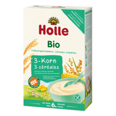 Holle - Vollkorngetreidebrei 3-Korn bio - 250 g