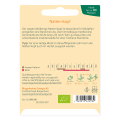 Bingenheimer Saatgut - Natternkopf - 1 Tüte - SALE