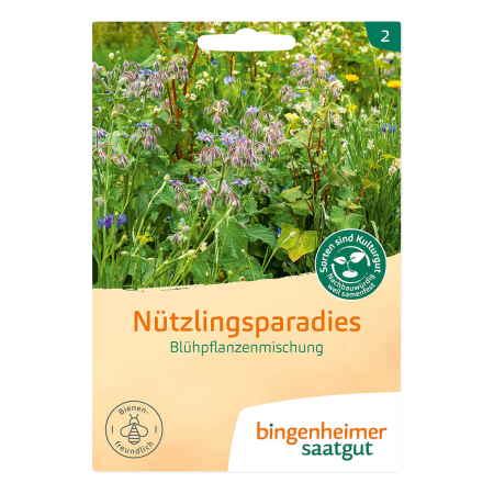Bingenheimer Saatgut - Blühpflanzenmischung Nützlingsparadise - 1 Tüte