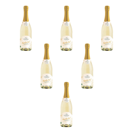 Clostermann - Appléritif Apfel - Ingwer & Bergamotte alkoholfrei - 750 ml - 6er Pack