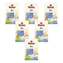 Holle - Vollkorngetreidebrei Reis bio - 250 g - 6er Pack