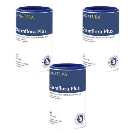 Sanatura - Darmflora Plus - 200 g - 3er Pack