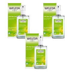 Weleda - Citrus Deodorant - 100 ml - 3er Pack