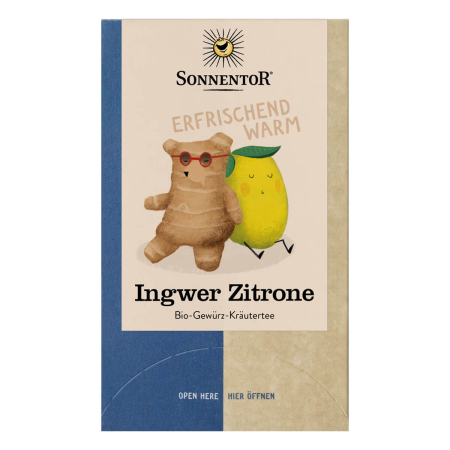Sonnentor - Ingwer Zitrone Tee bio Doppelkammerbeutel - 32,4 g