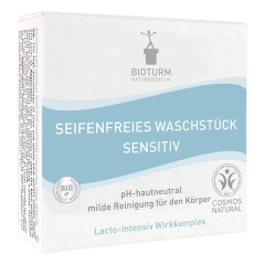 BIOTURM - Seifenfreies Waschstück sensitiv - 100 g