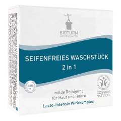 BIOTURM - Seifenfreies Waschstück 2 in 1 - 100 g