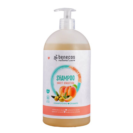 benecos - Natural Shampoo FAMILY SIZE Sweet Sensation Aprikose und Olive - 950 ml