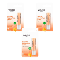 Weleda - Everon Lippenpflege - 4,8 g - 3er Pack