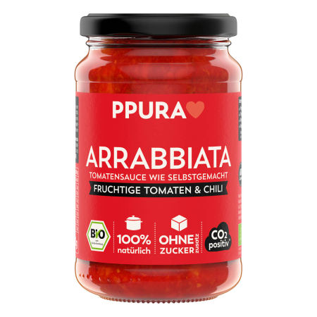 PPURA - Sugo Tomatensauce Arrabbiata bio - 340 g 