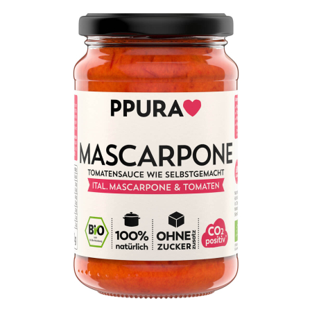 PPURA - Sugo Tomatensauce Mascarpone bio - 340 g